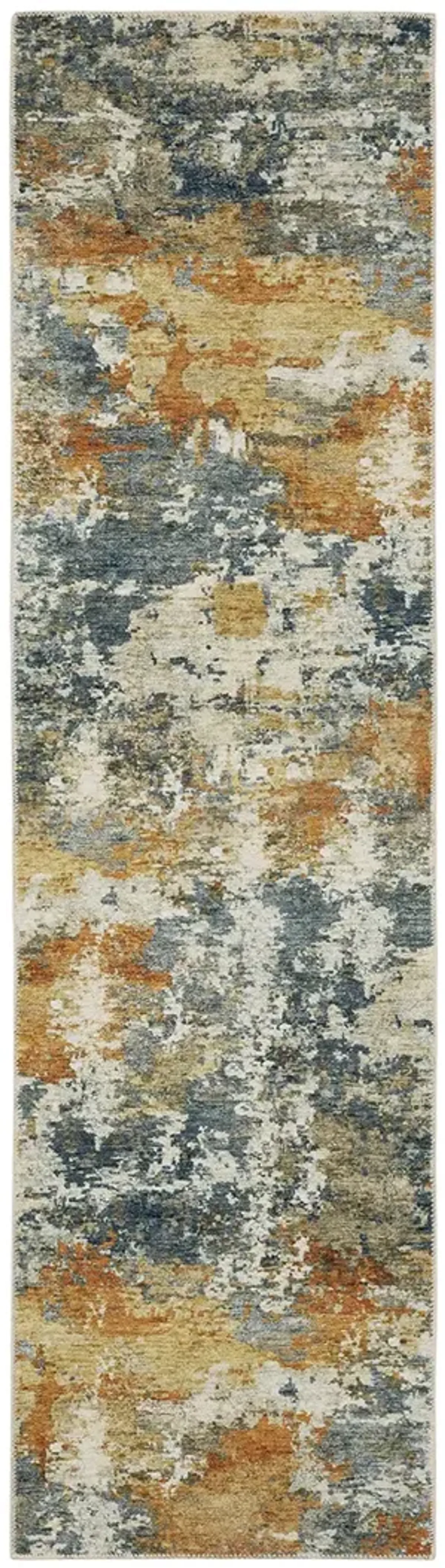 Malibu 2' x 8' Blue Rug