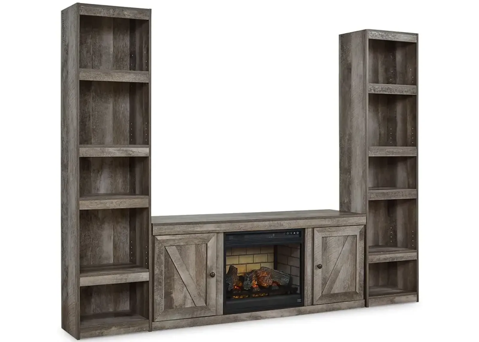 Wynnlow 3-Piece Entertainment Center with Electric Fireplace