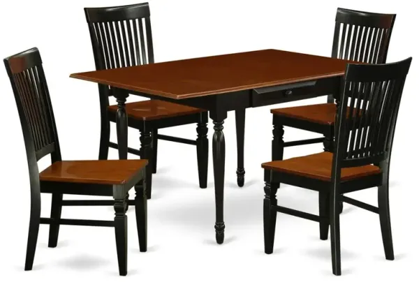 Dining Room Set Black & Cherry