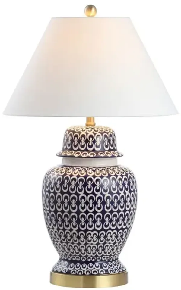 Tegola Ceramic/Iron Coastal Modern LED Table Lamp
