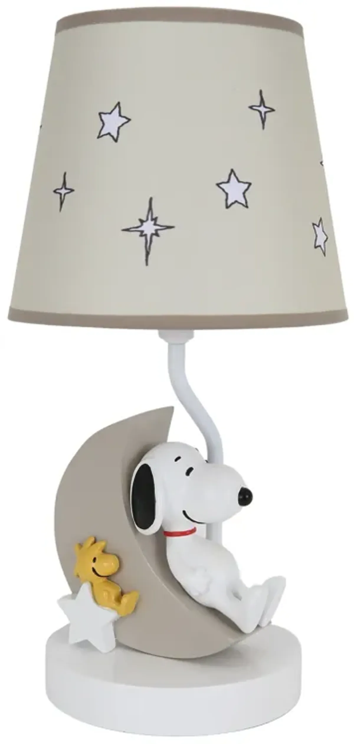 Bedtime Originals Snoopy Love w/ Woodstock Hand-Painted Lamp with Shade & Bulb