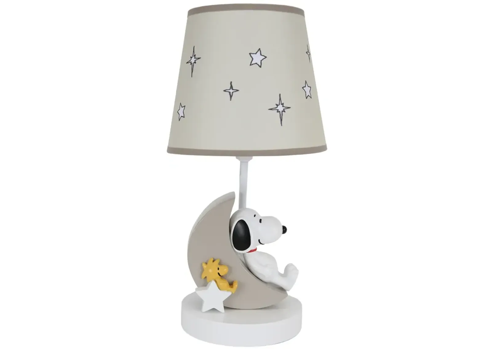 Bedtime Originals Snoopy Love w/ Woodstock Hand-Painted Lamp with Shade & Bulb