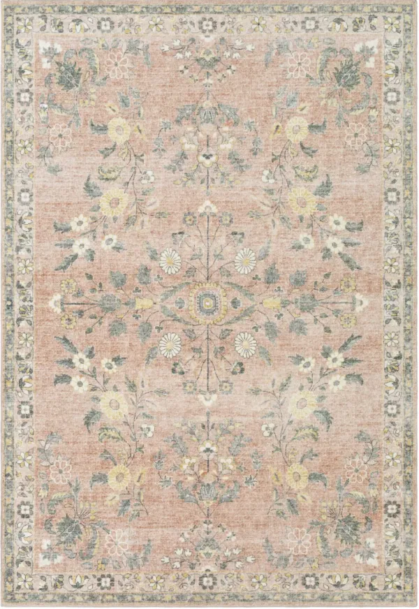 Erin ERN-2308 2' x 3' Pink Rug