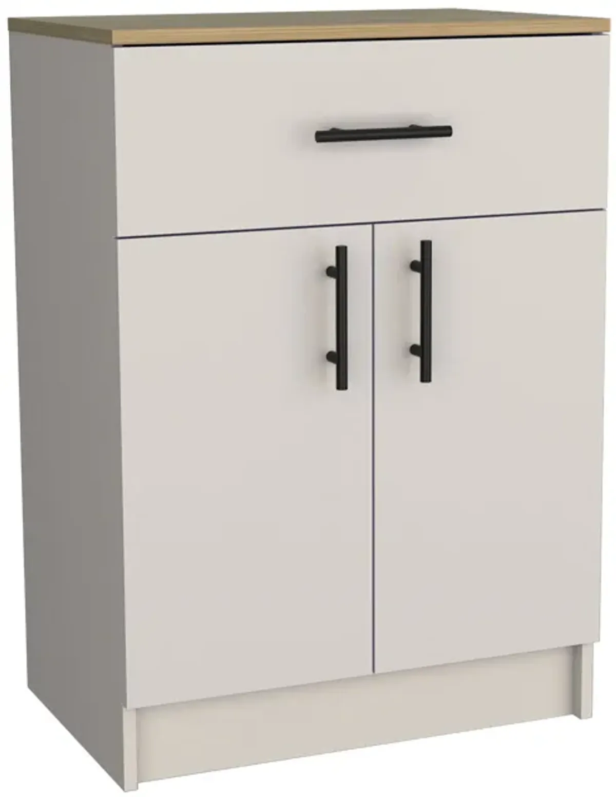 DEPOT E-SHOP Sevilla Bathroom Vanity with Single Door Cabinet, White