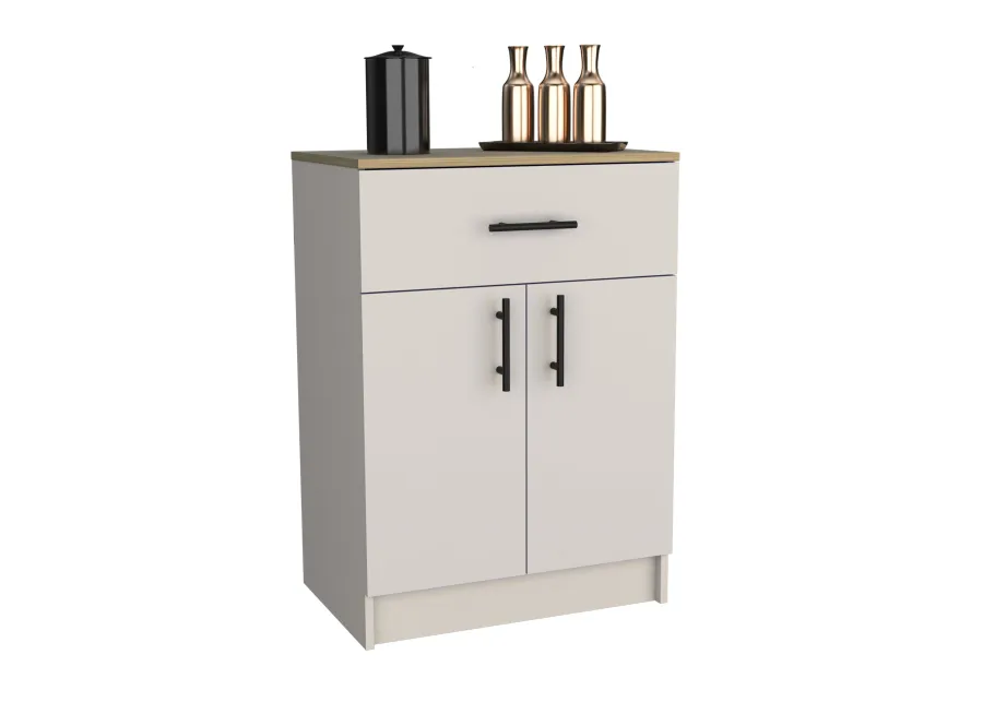 DEPOT E-SHOP Sevilla Bathroom Vanity with Single Door Cabinet, White