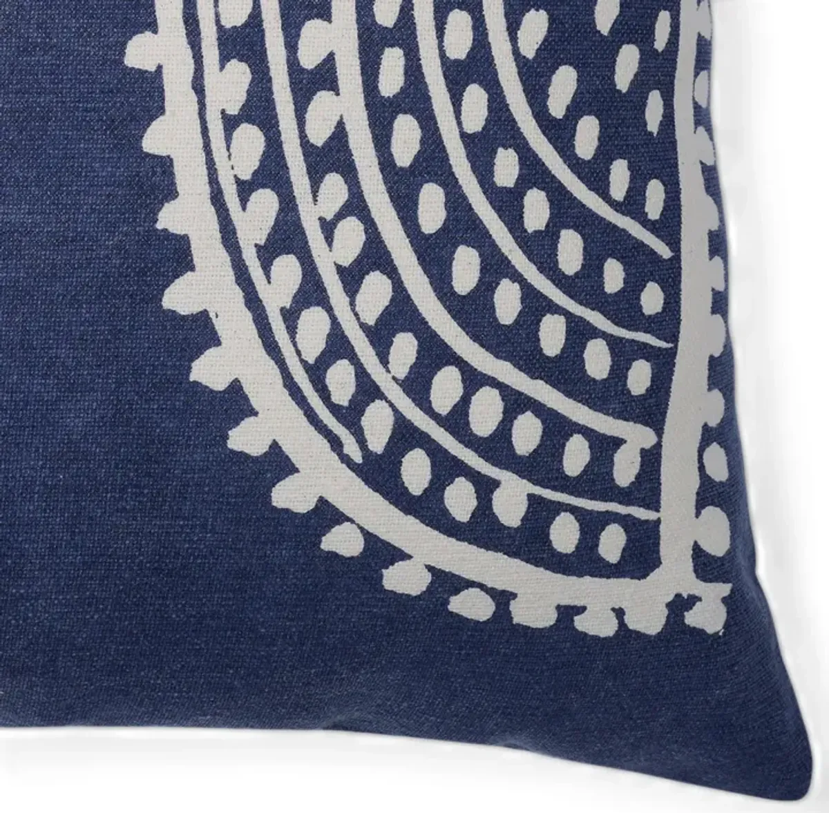 Radiance oversized Sunburst motif print square pillow