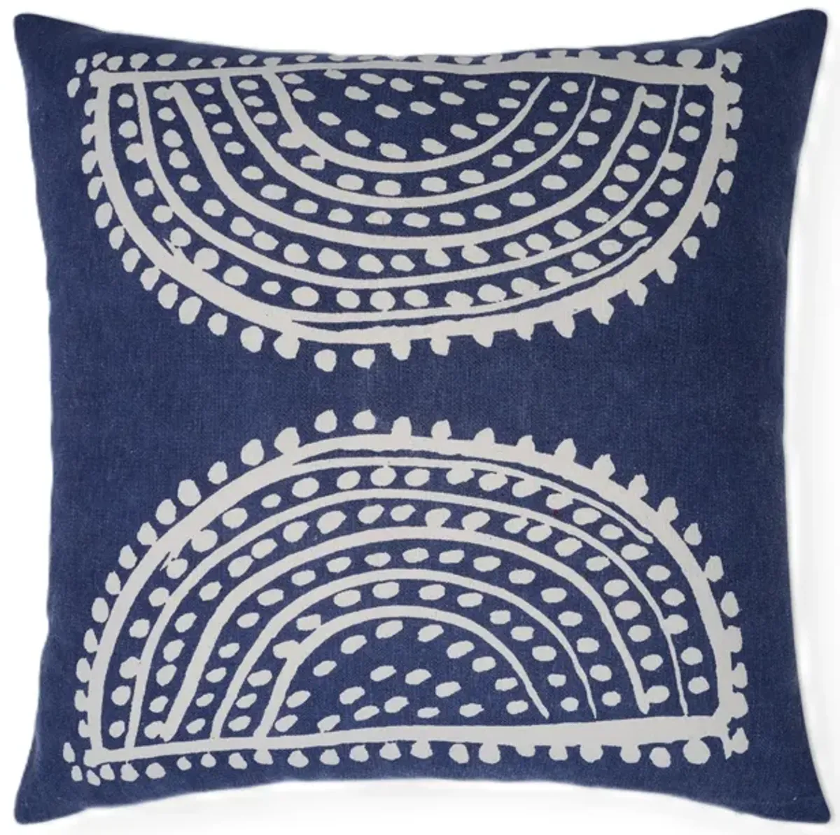 Radiance oversized Sunburst motif print square pillow