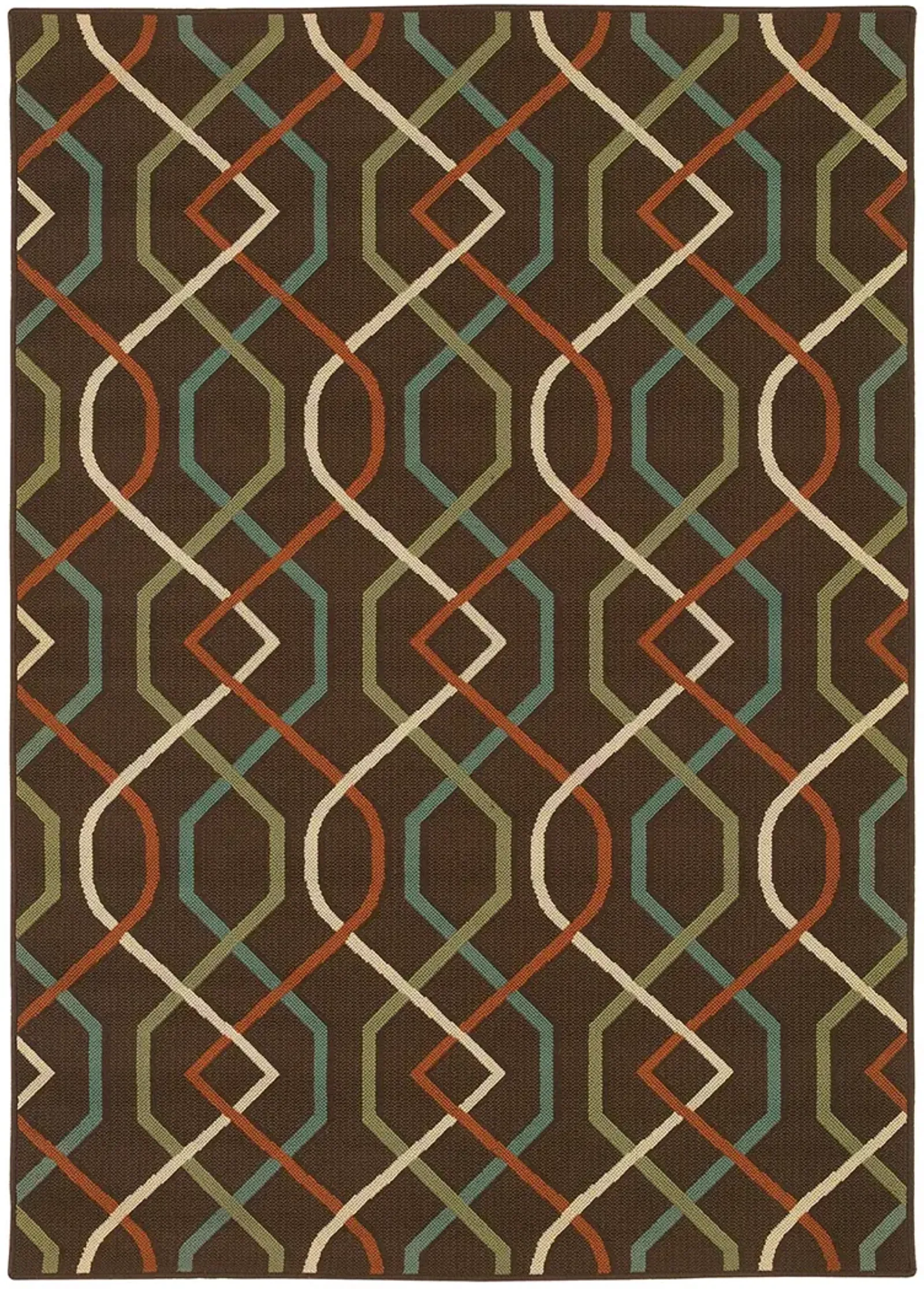 Montego 8'6" x 13' Brown Rug