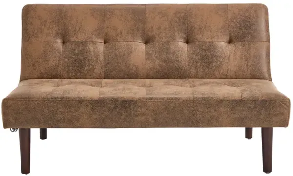 Merax Adjustable Sofa Chaise lounge Futon with Charging Port