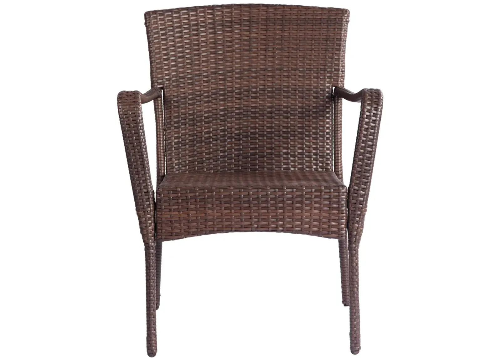 3 Piece Rattan Outdoor Seating Set - Brown