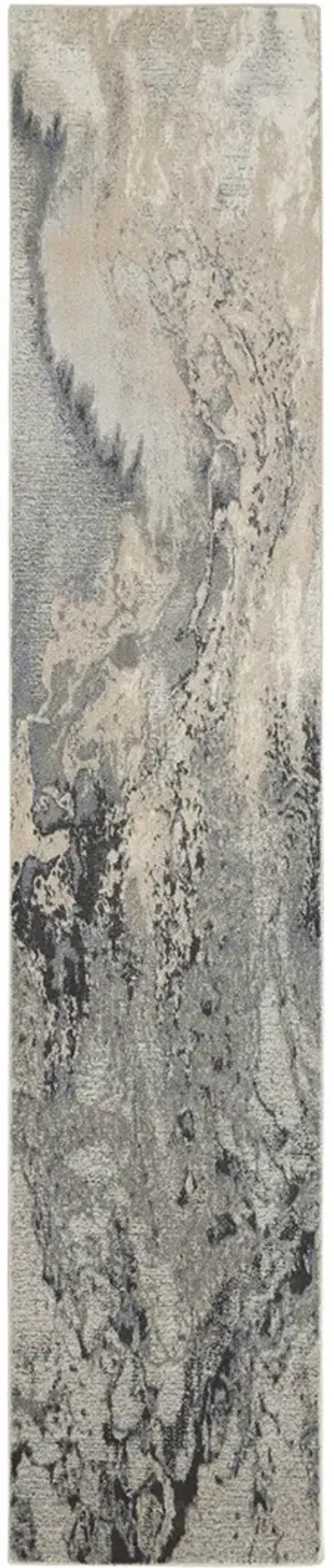 Maxell MAE08 Gray 2'2" x 12' Rug