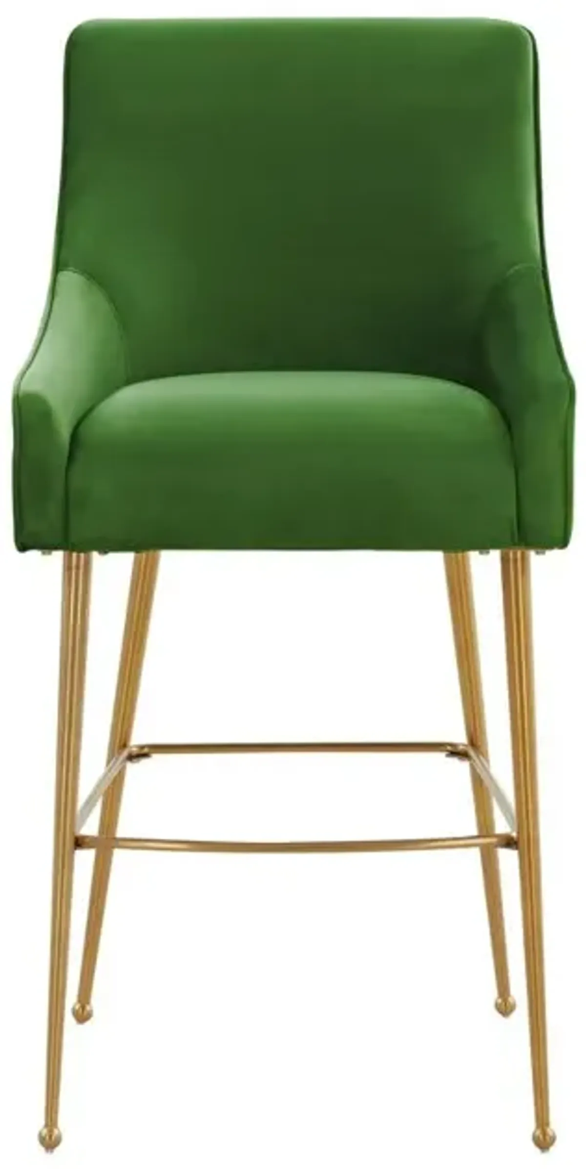 Belen Kox Regal Green Velvet Bar Stool, Belen Kox