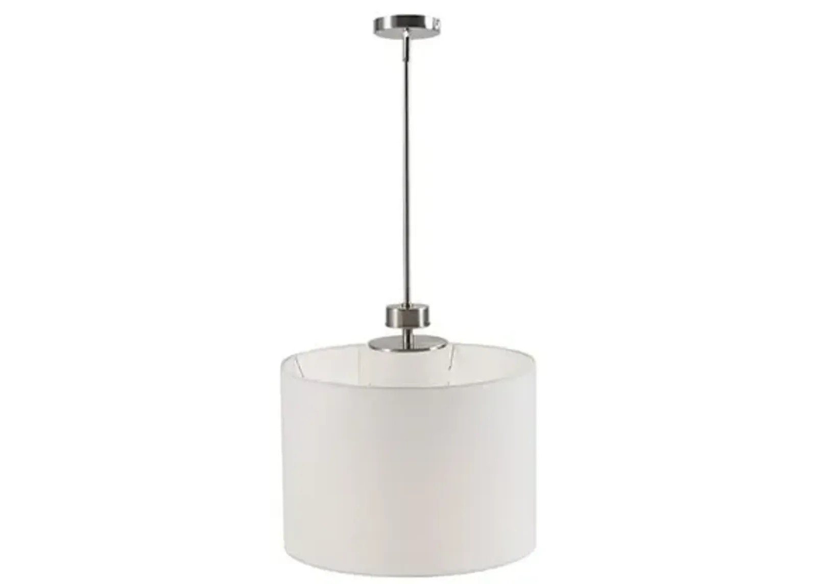 Belen Kox Pendant with White Linen Shade, Belen Kox