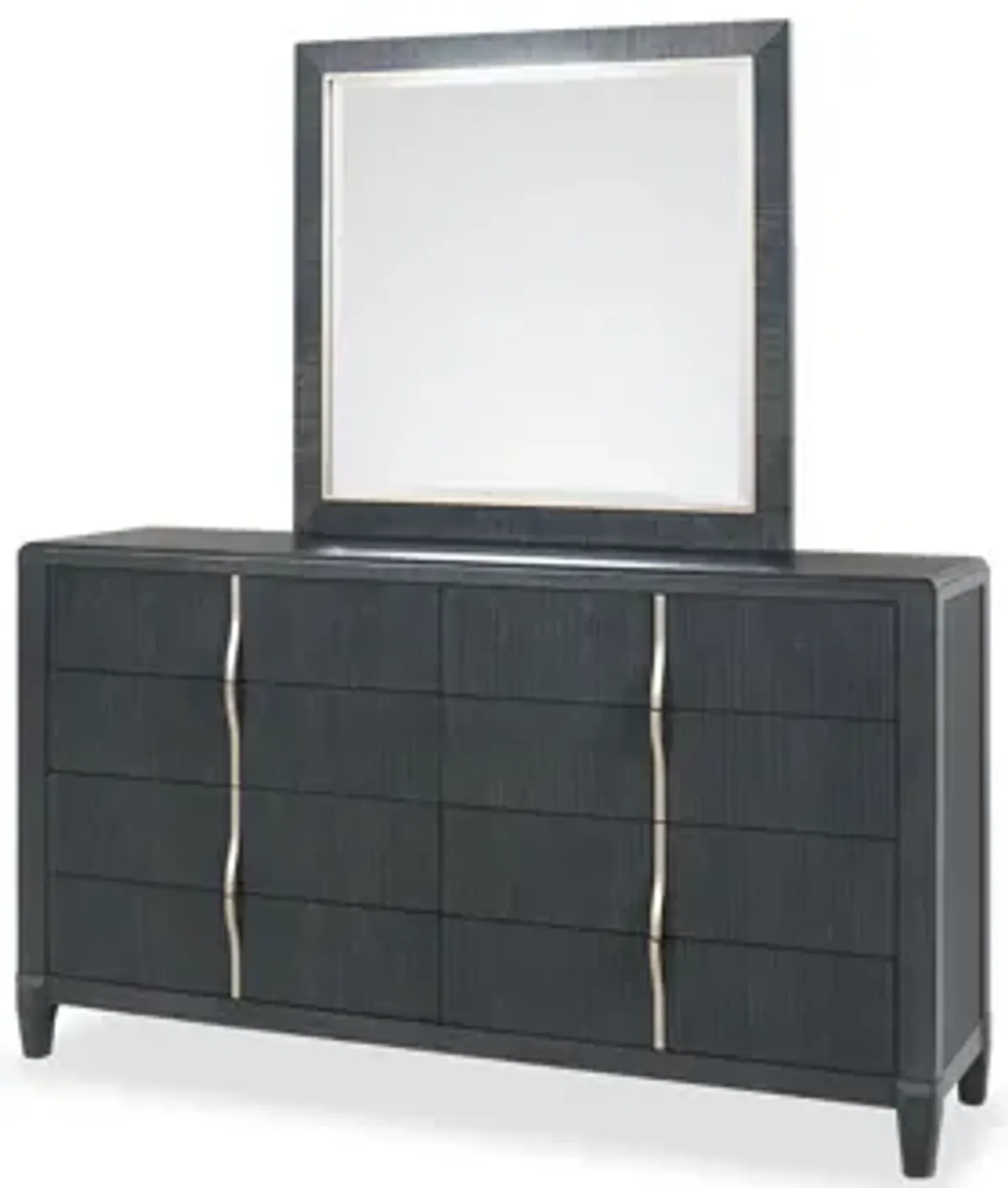 West End Loft Drawer Dresser & Mirror