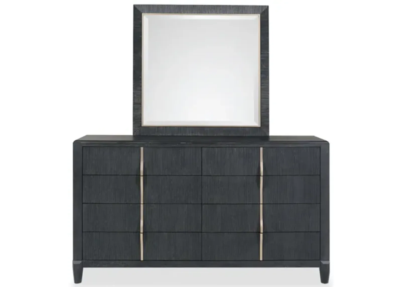 West End Loft Drawer Dresser & Mirror