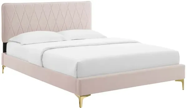 Modway - Phillipa Performance Velvet Queen Platform Bed