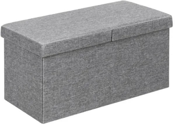 Hivvago 30 Inch Folding Storage Ottoman with Lift Top