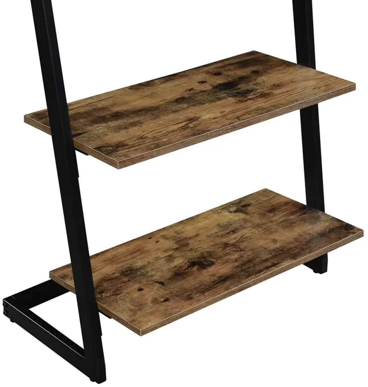 Convenience Concepts Graystone Ladder Bookshelf, Barnwood/Black