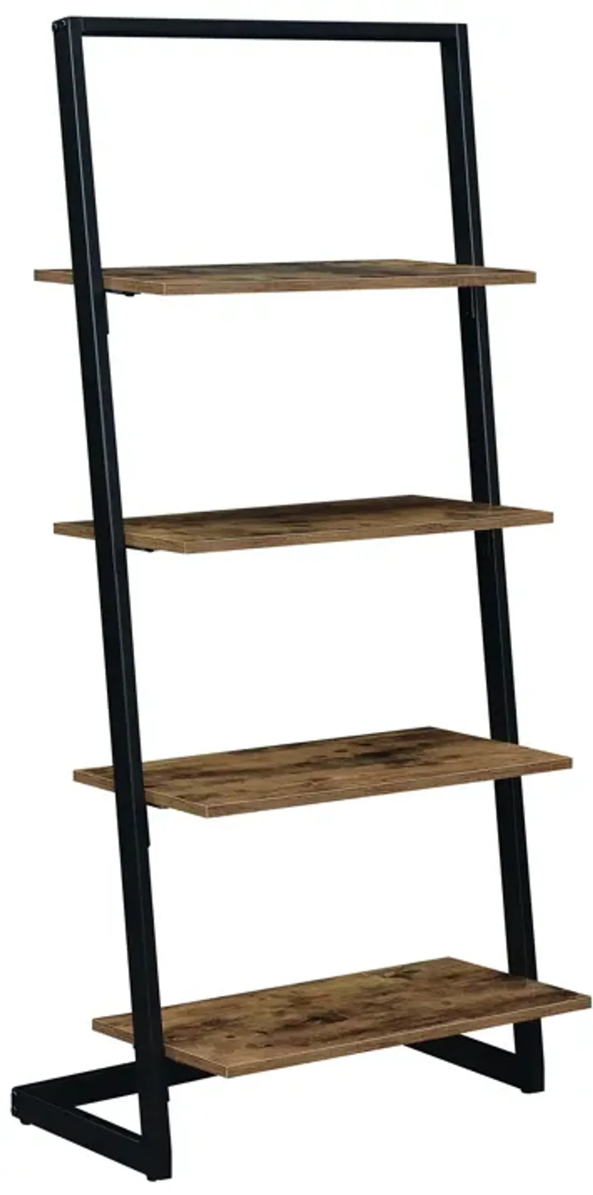 Convenience Concepts Graystone Ladder Bookshelf, Barnwood/Black