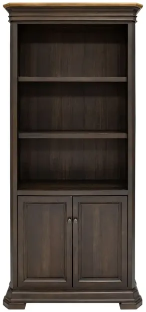 Executive Bookcase With Doors