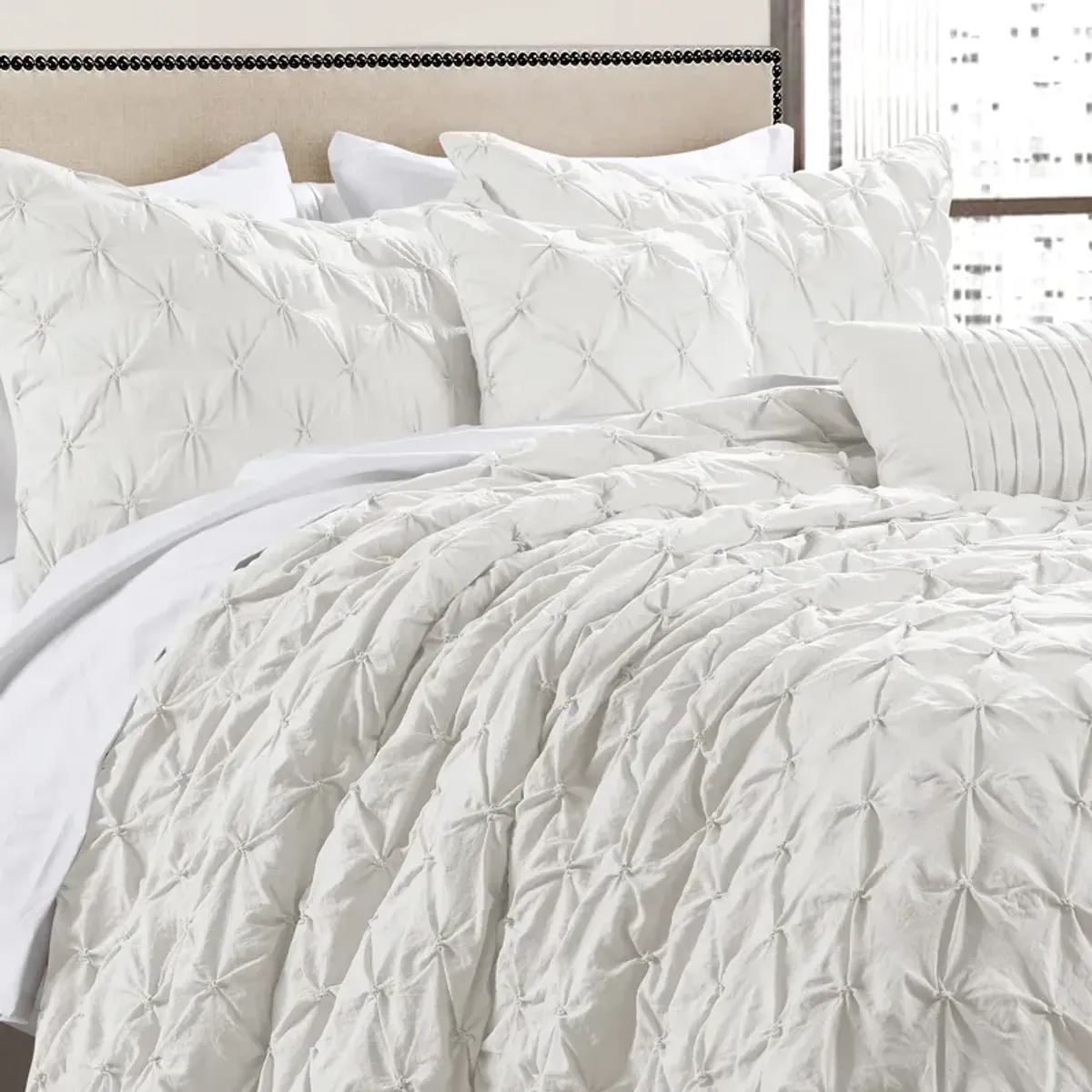 Ravello Pintuck Comforter 5-Pc Set