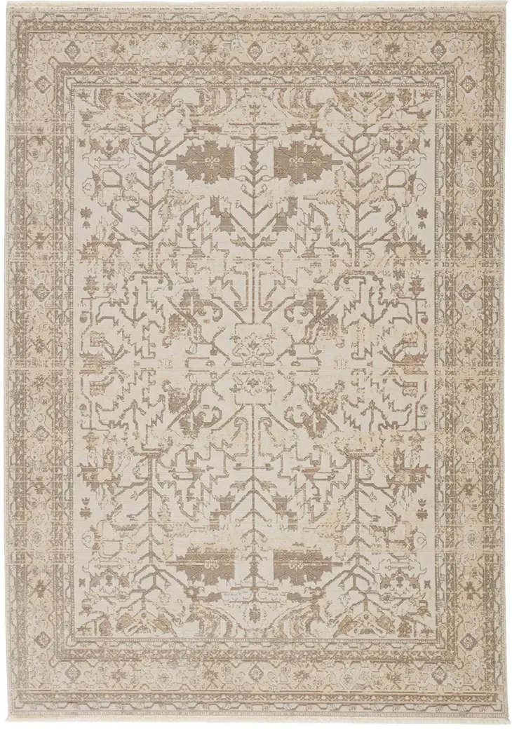 Vienne Valentin White 5' x 7'6" Rug