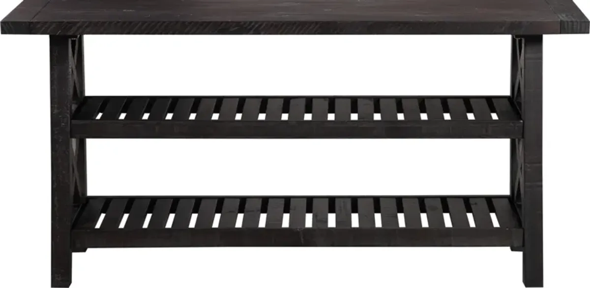 Yosemite Solid Wood Console Table in Cafe