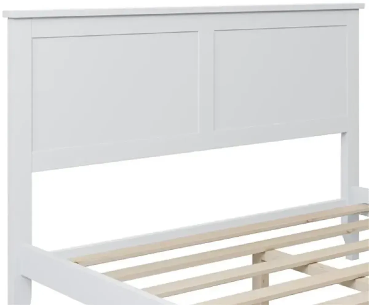 Modern Platform Bed, Solid Wood Frame with Clean Lines and No Box Spring Required