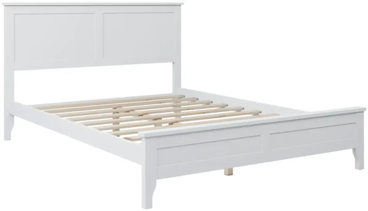 Modern Platform Bed, Solid Wood Frame with Clean Lines and No Box Spring Required