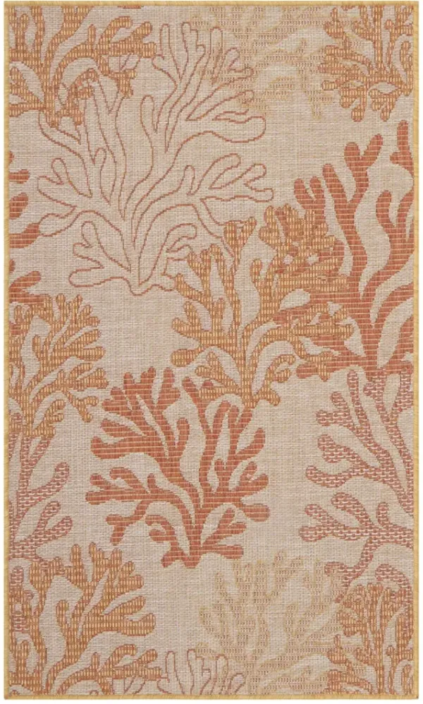 Garden Oasis GOA05 Coral 3' x 5' Rug