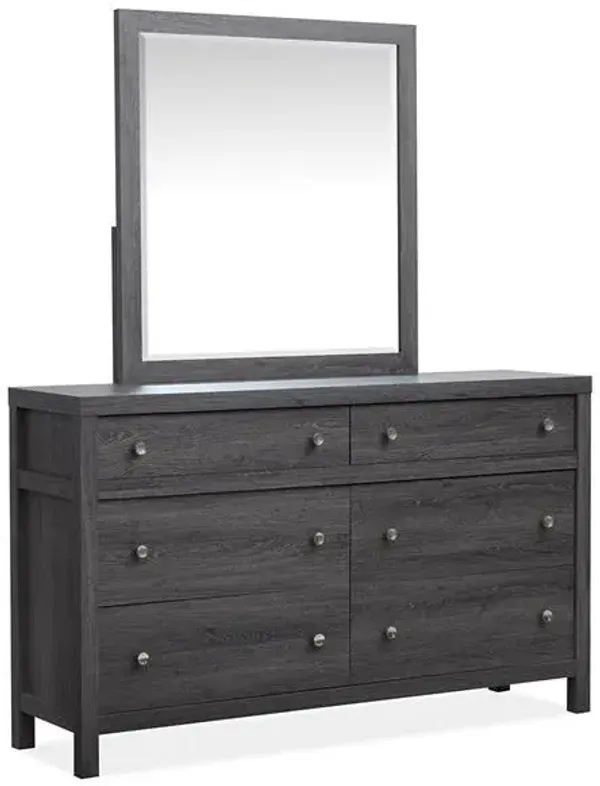Merifield Black Dresser & Mirror