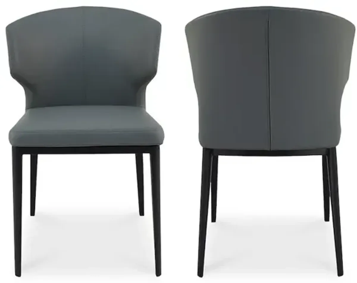 Belen Kox Delaney Side Chair Set Of Two (Grey), Belen Kox