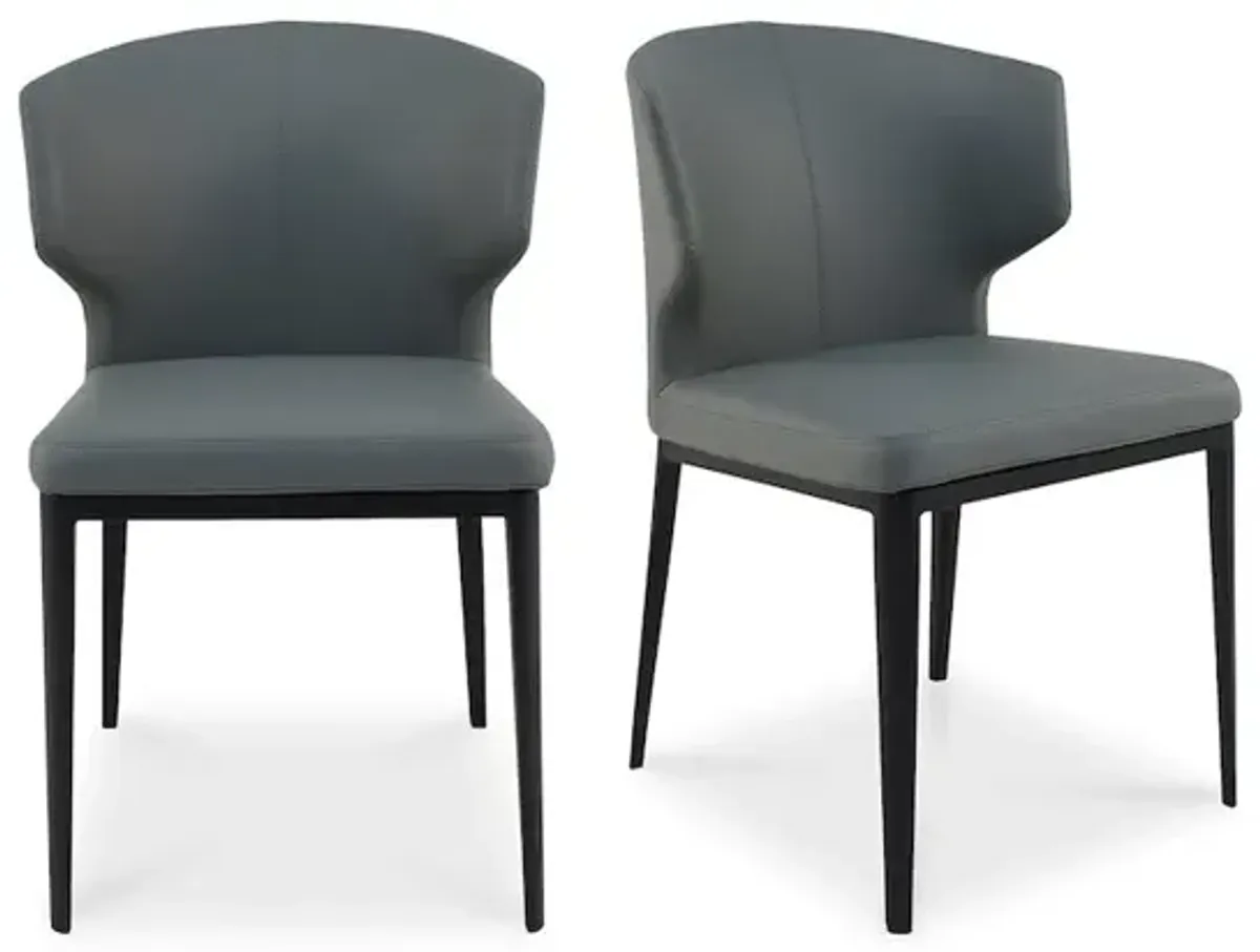 Belen Kox Delaney Side Chair Set Of Two (Grey), Belen Kox