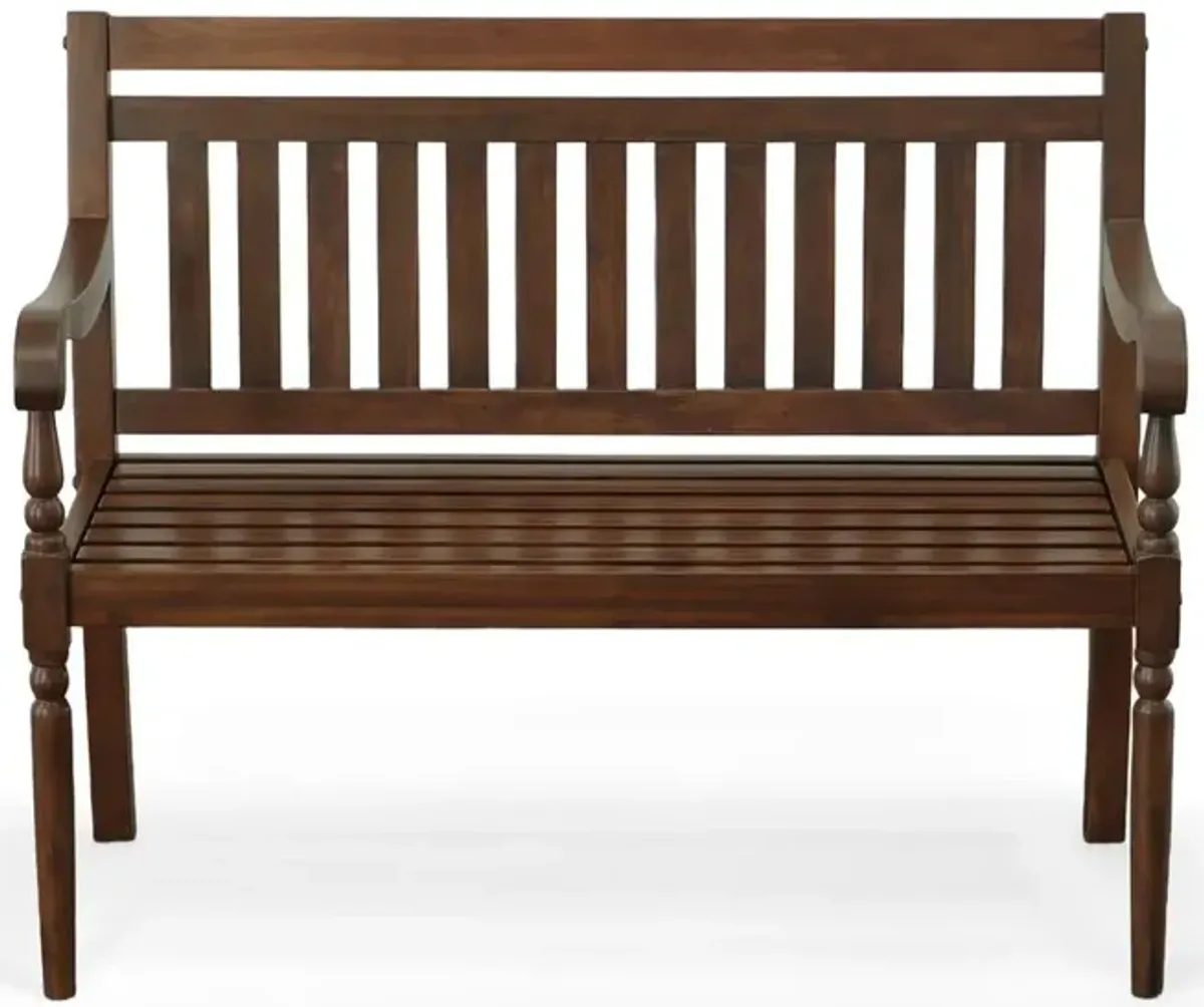 Carolina Living Belmont Outdoor Wooden Bench - Elm