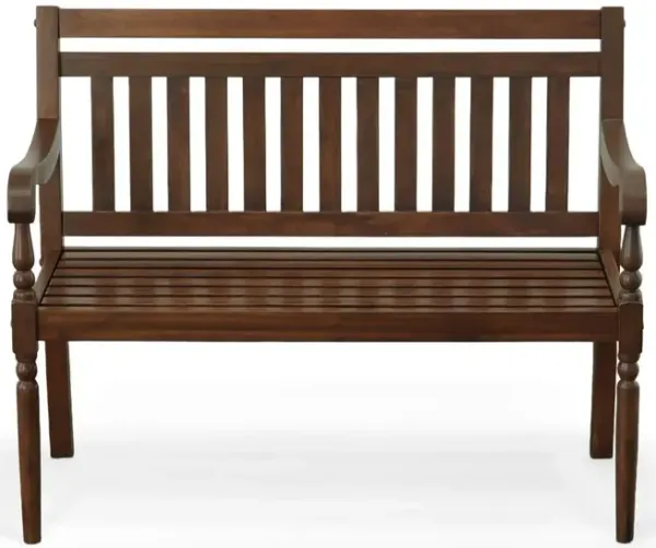 Carolina Living Belmont Outdoor Wooden Bench - Elm