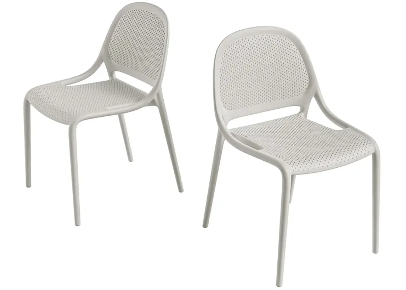 STACKABLE OUTDOOR & INDOOR SHAY CHAIR (Set of 2)