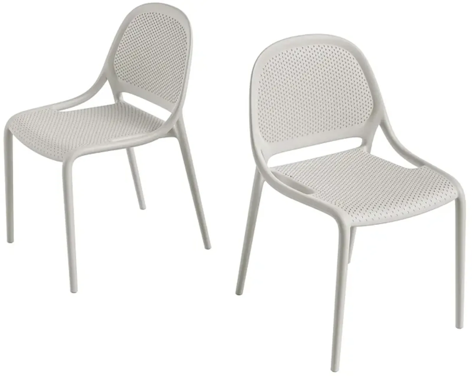 STACKABLE OUTDOOR & INDOOR SHAY CHAIR (Set of 2)