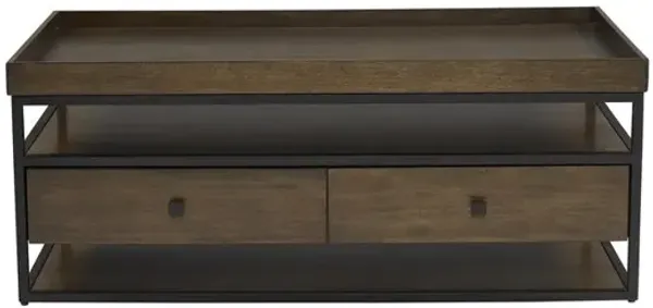 Cocktail Table, Cinnamon/Black