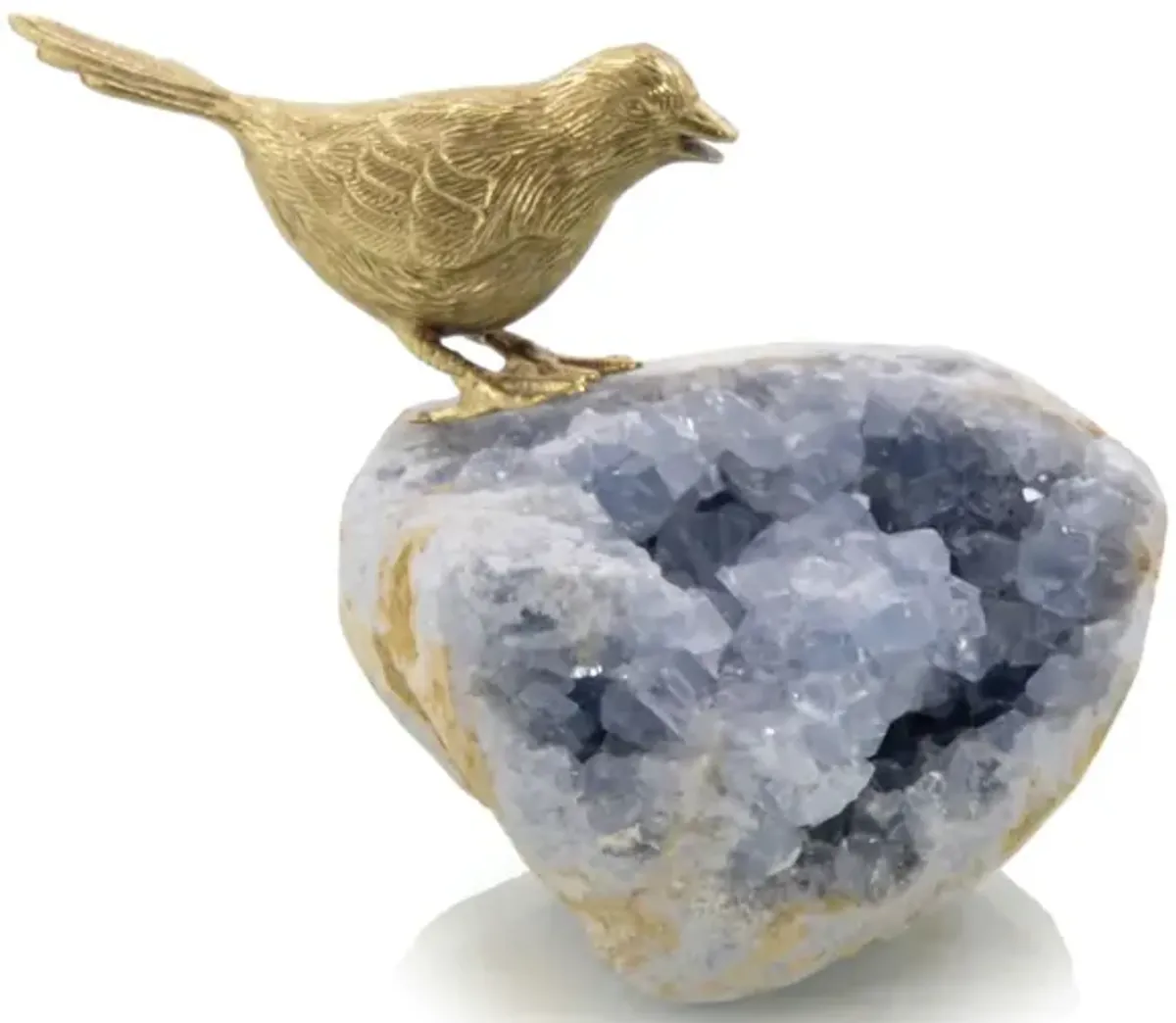 Bird On Celestite Rock I