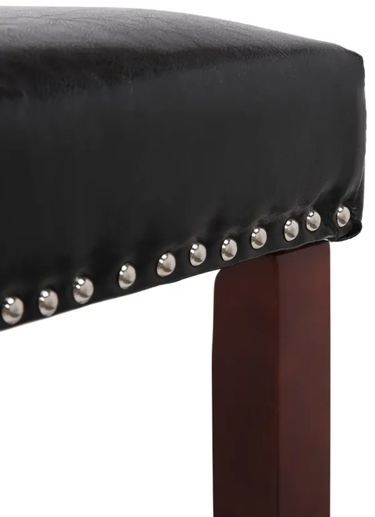 WestinTrends 24" Upholstered Saddle Seat Counter Stool