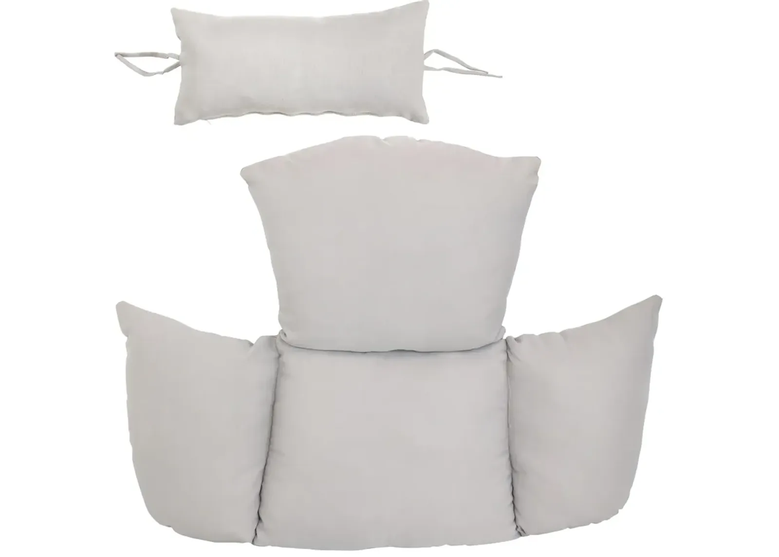 Sunnydaze Penelope and Oliver Egg Chair Replacement Cushions