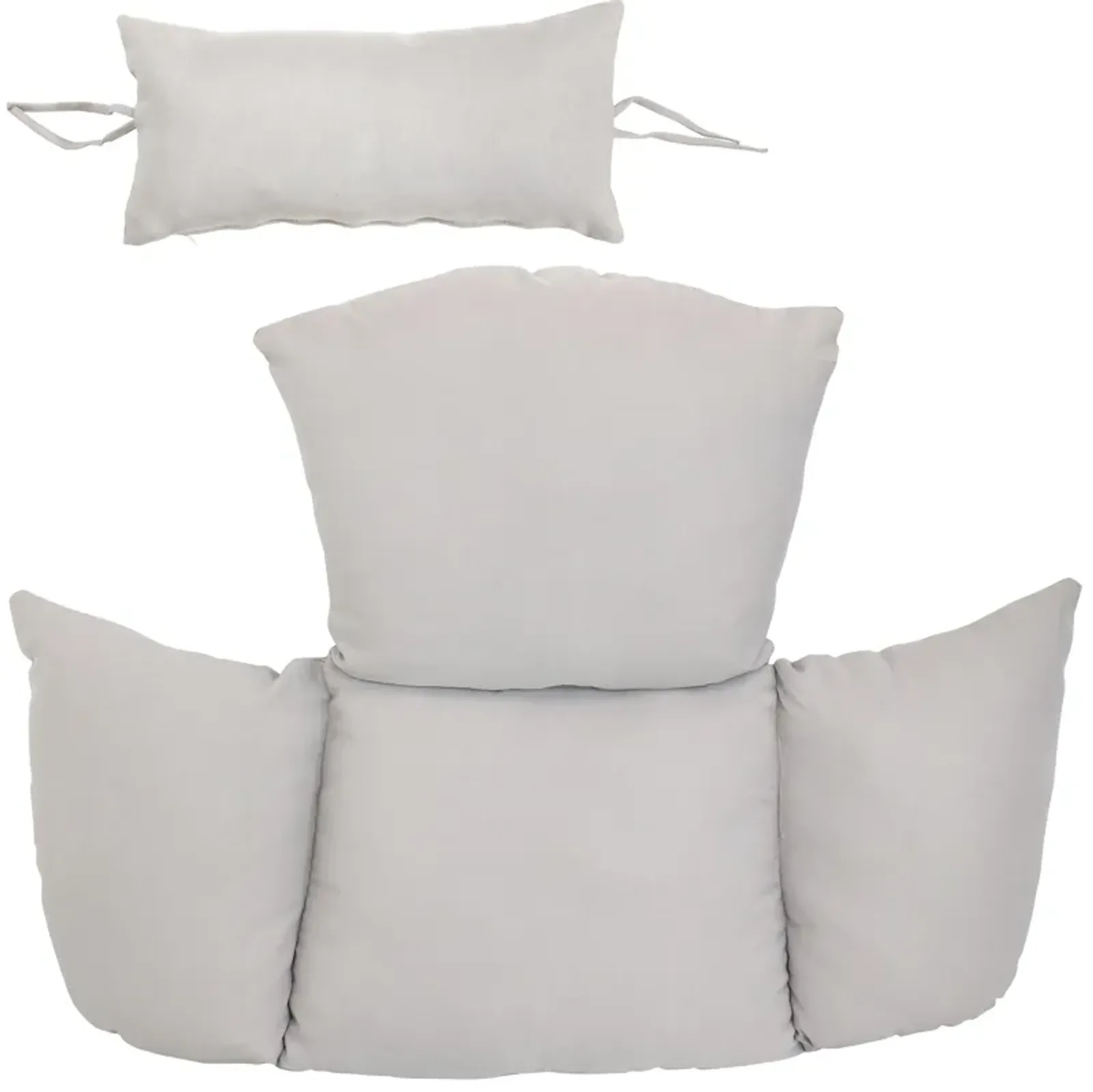 Sunnydaze Penelope and Oliver Egg Chair Replacement Cushions