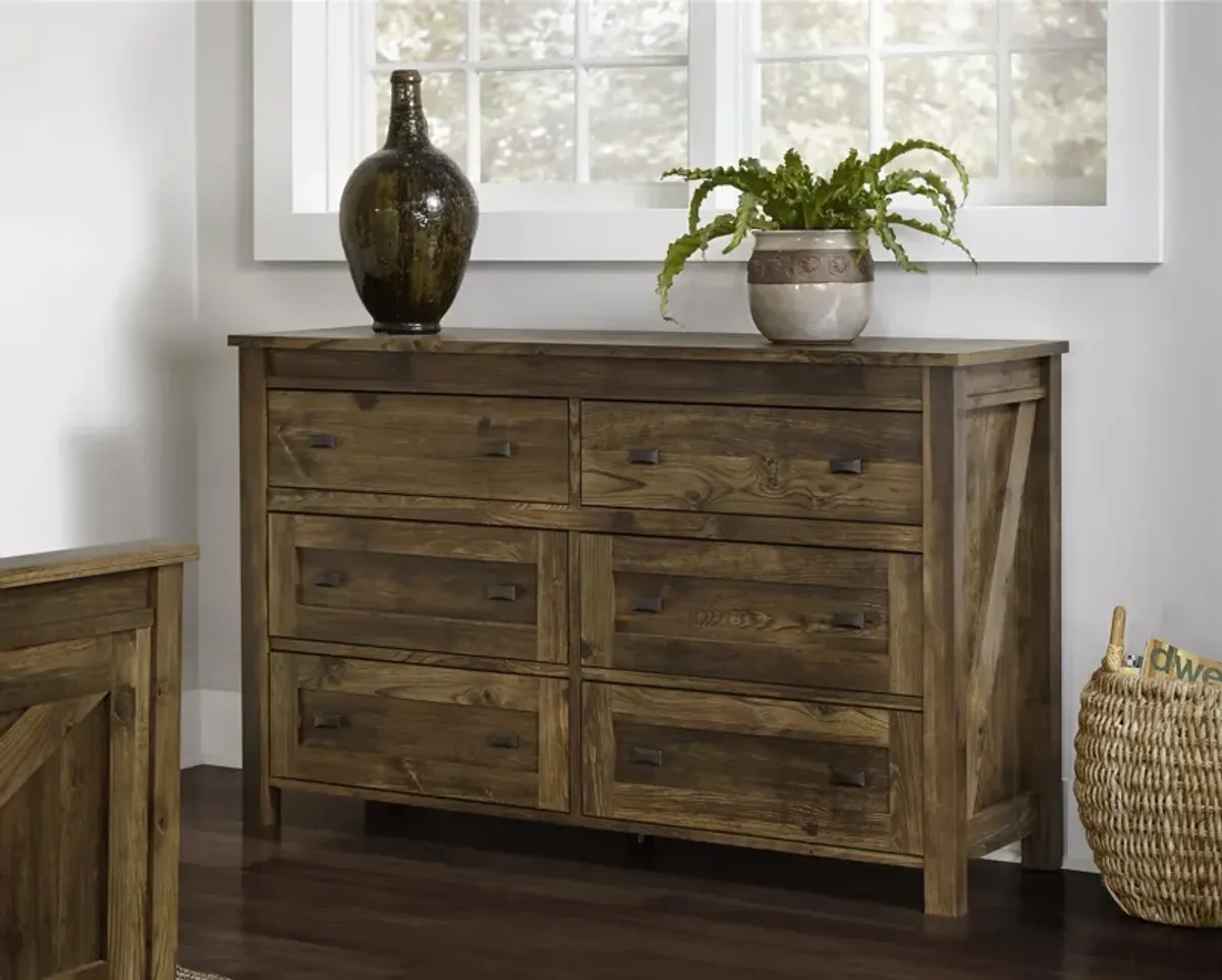 Farmington 6 Drawer Dresser