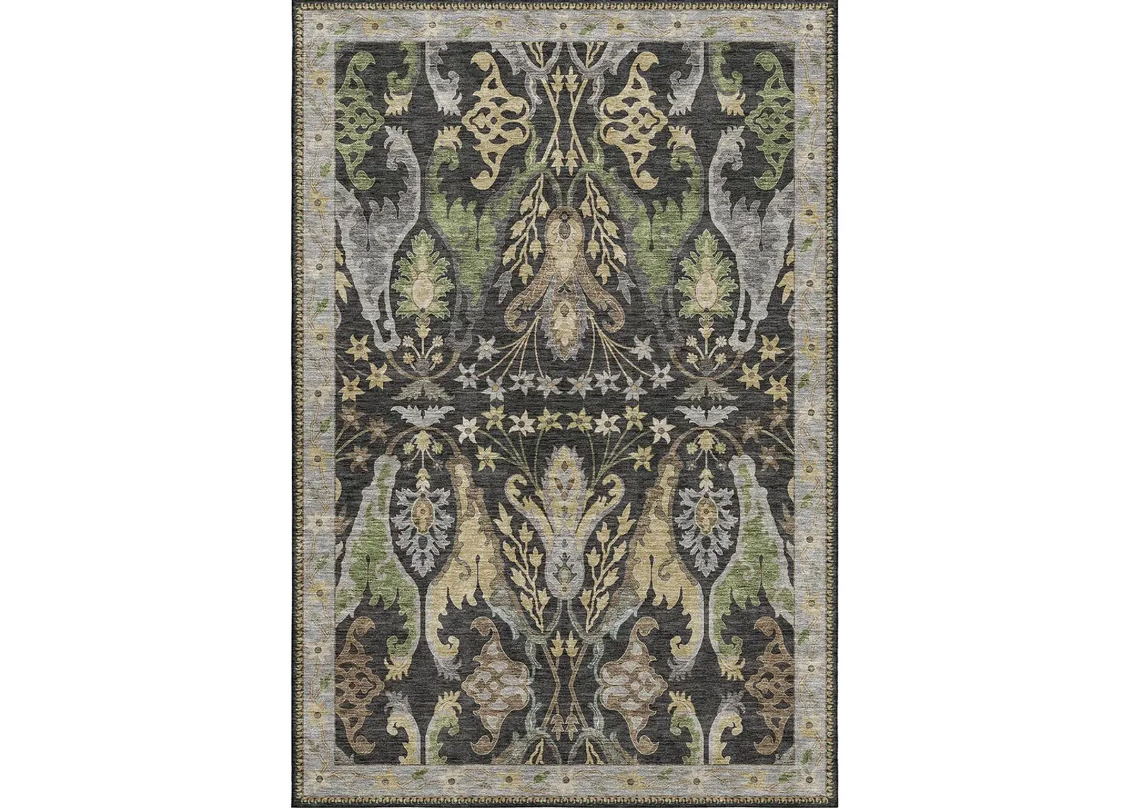 Hatay HY6 Black 2'3" x 7'6" Rug