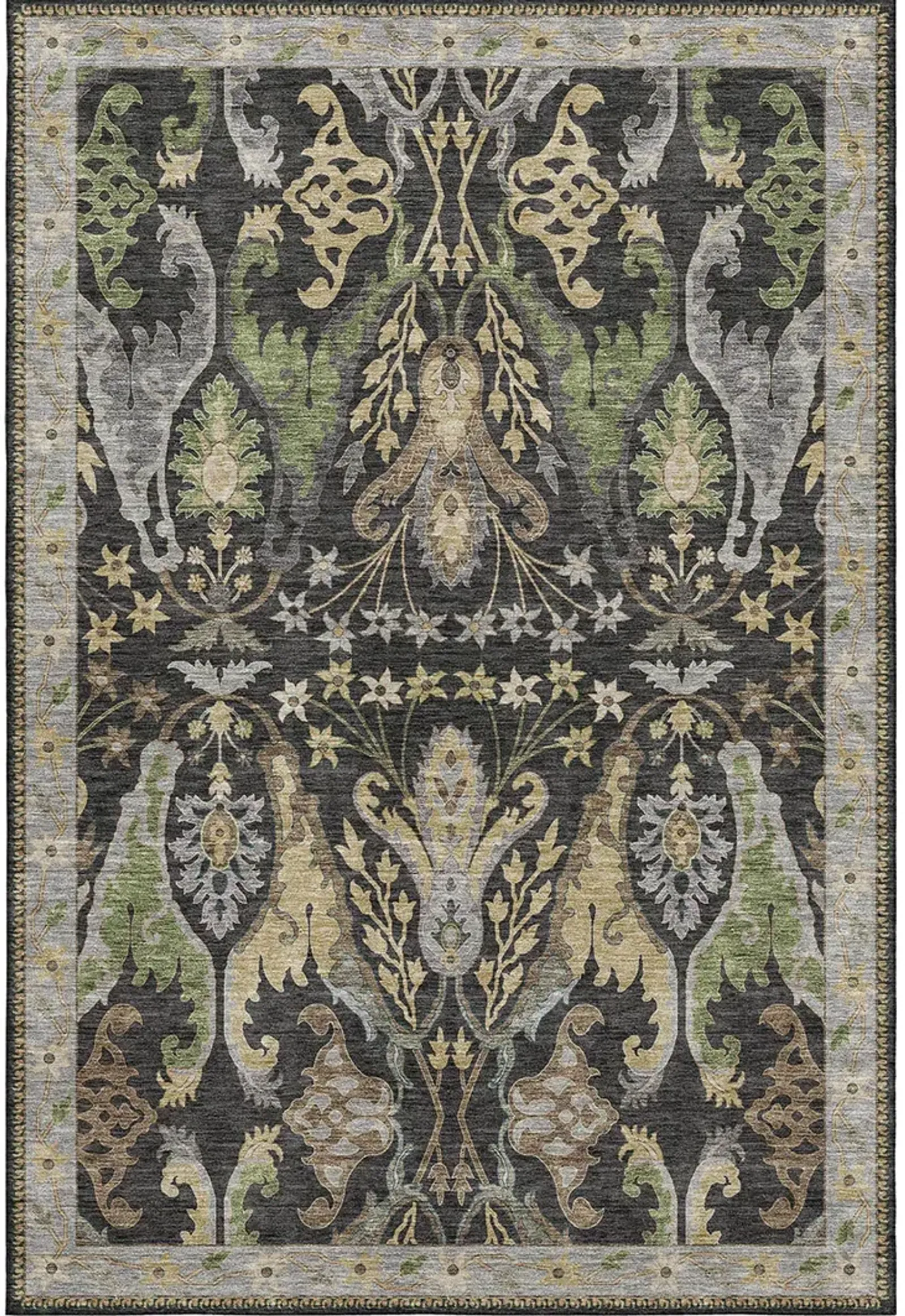 Hatay HY6 Black 2'3" x 7'6" Rug