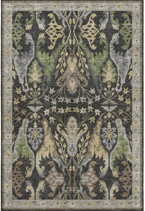 Hatay HY6 Black 2'3" x 7'6" Rug