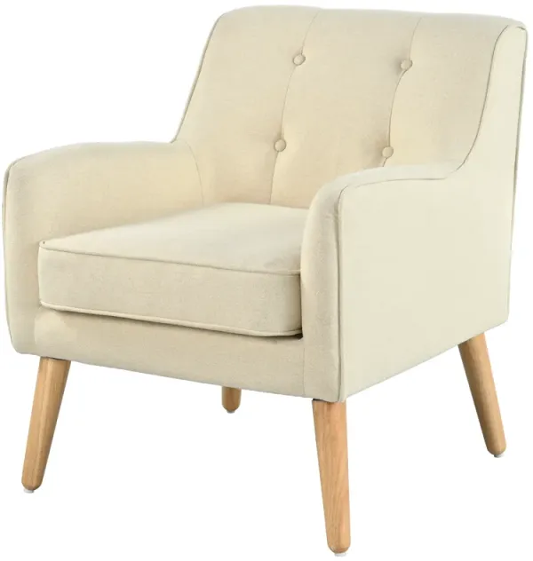 Merax Mid-Century Modern Fabric Arm Chair