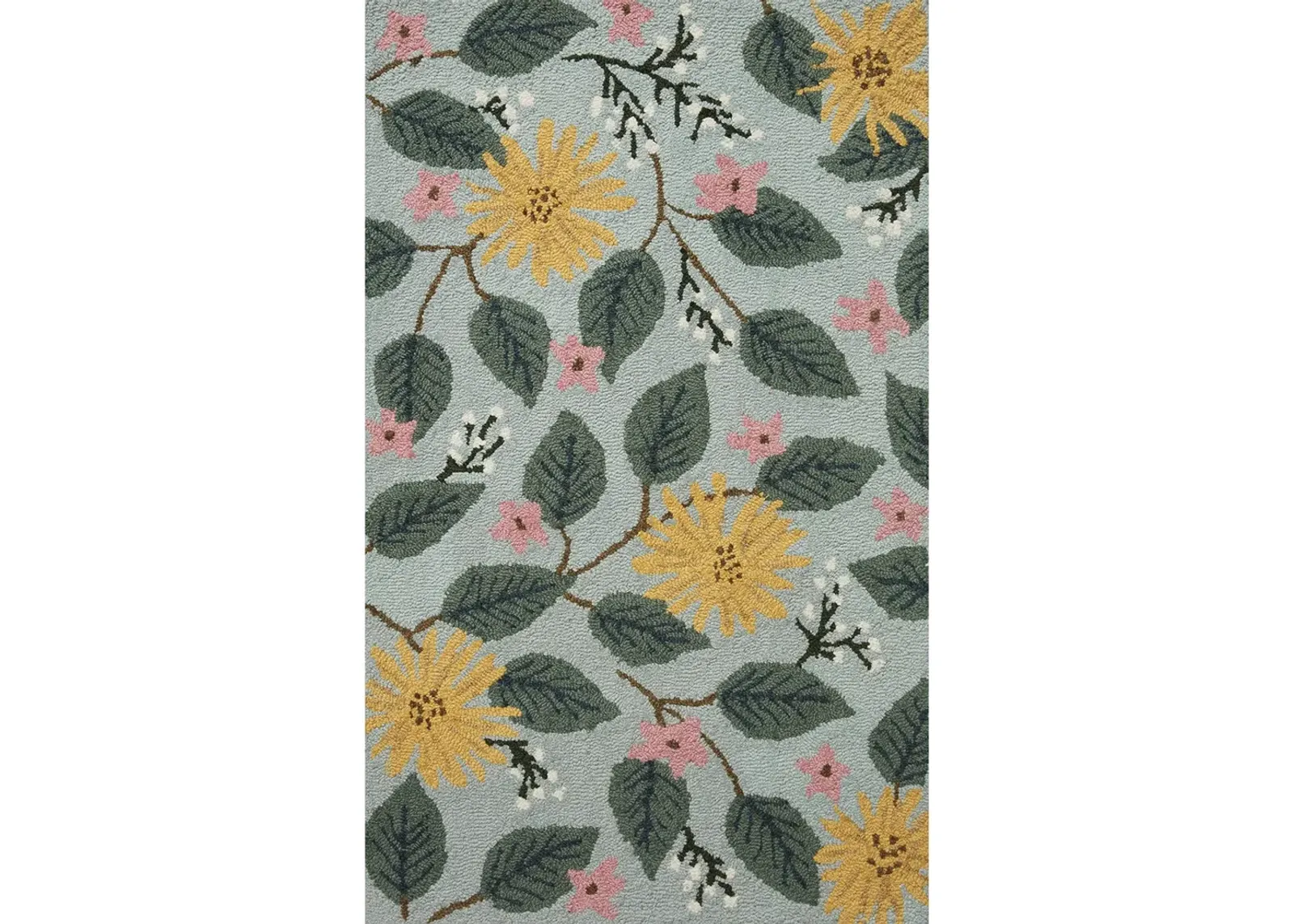 Minnie MIN07 Light Blue 2'3" x 3'9" Rug