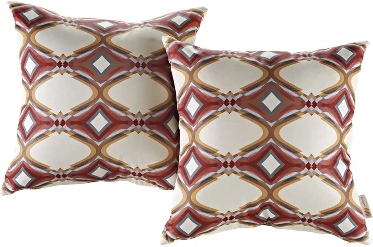 Repeat Modway Two Piece Outdoor Patio Pillow Set