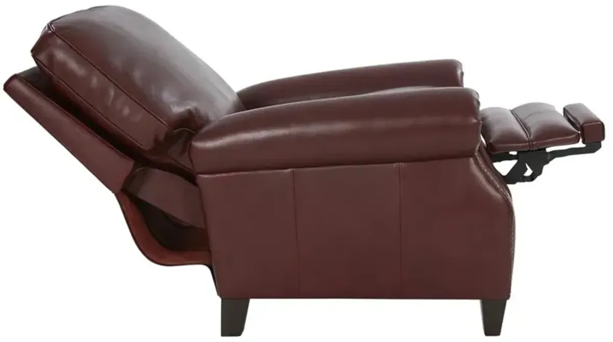 Barcalounger Briarwood Recliner, Marisol Cabernet / All Leather